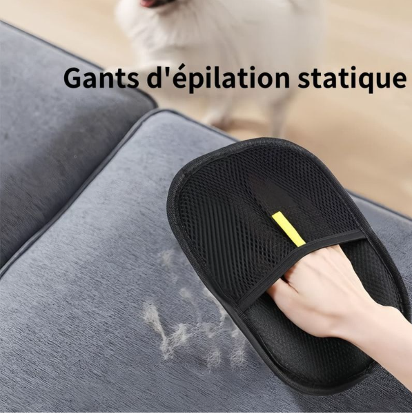 Luva anti-pêlos